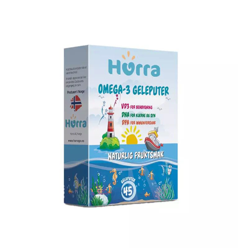 hurradha果冻鱼油hurra水果味