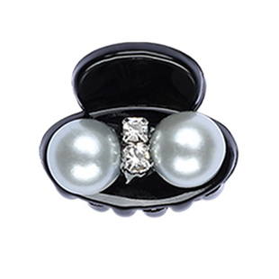 goody歌妮碎发夹迷你抓夹仿珍珠发卡顶夹侧边夹刘海前额卡子发饰