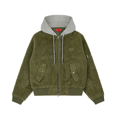 GOODBAI GOODEES 连帽飞行员夹克