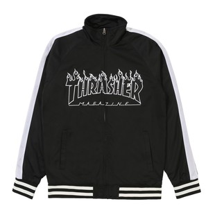 THRASHER 轮廓火焰夹克 FLAME TRACK JACKET 火焰滑板外套