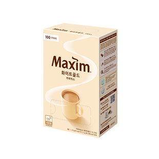 麦馨白金咖啡Maxim白金咖啡三合一韩国白金速溶咖啡100条礼盒装