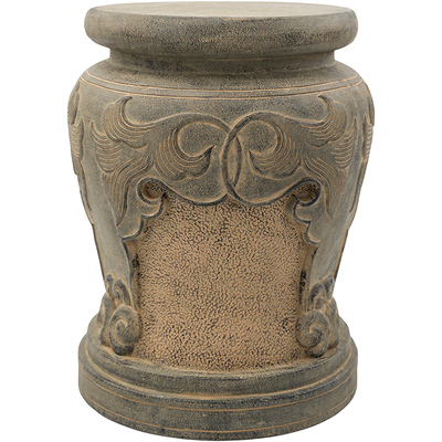 匠心坊中式庭院石墩户外花盆底座