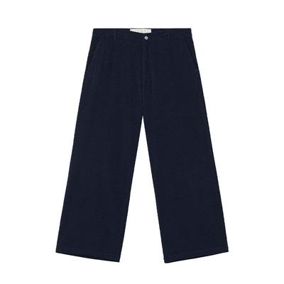 ITERL灯芯绒阔腿裤复古质感