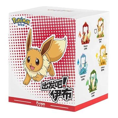 宝可梦伊布盲盒手办摆件礼物