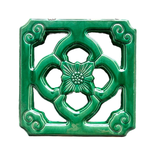 陶瓷花窗葵花窗镂空窗花佛山琉璃瓦瓷花格窗装饰仿古琉璃窗花