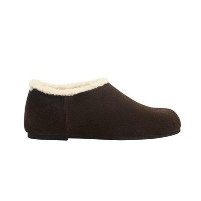 诗歌兰2025冬季新款加绒分趾单鞋