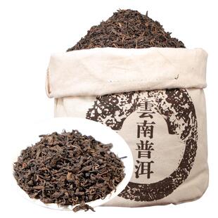 十年云南勐海普洱茶熟茶散茶 散装1000g金芽10年陈香熟普茶叶