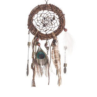 HandMoon印第安复古捕能网捕梦网挂饰捕梦铃铺梦网送男女生礼物