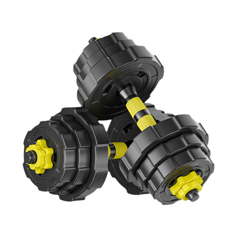 华亚哑铃健身男士家用锻炼器材可调节重量青少年女士壶铃5kg一对