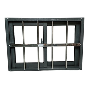 铝合金防盗一体窗带纱窗自建房家用左右推拉窗厕所通风窗地下室窗