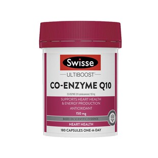 澳洲斯维诗Swisse辅酶Q10胶囊成人中老年心脏血管健康保护180粒