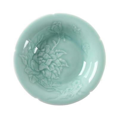 8英寸陶瓷盘子高级感浮雕餐具