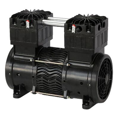 空压机双缸铜芯双管进出气无油机头静音供气设备空压机泵头厂东家