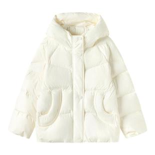巴拉巴拉童装儿童短款羽绒服女童外套冬装新宝宝大童保暖连帽上衣