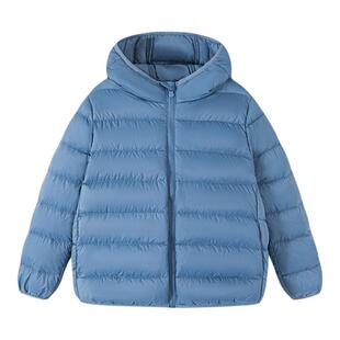 迷你巴拉巴拉男女童三防羽绒服排骨秋冬装中大童轻薄连帽保暖外套