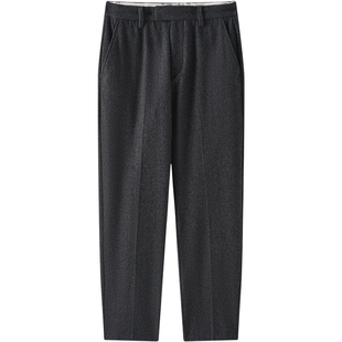 【托尼克罗斯同款】MOP冬季新款高级质感羊毛混纺男士锥形休闲裤