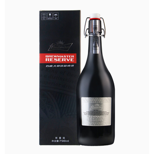 百威大师臻藏啤酒 798ml*6大瓶整箱带盒精酿啤酒1瓶送礼高端啤酒