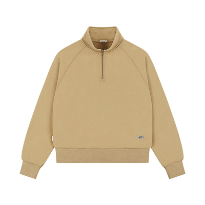 GOODBAI 916 EXPRESS 简约休闲半拉链毛圈长袖卫衣上衣