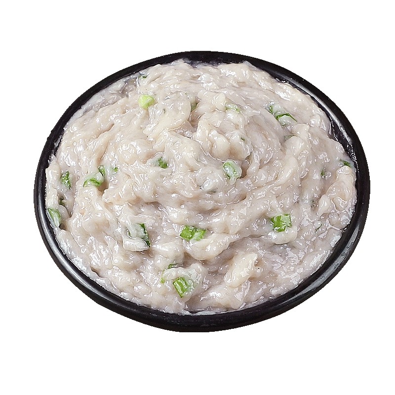 手打鲅鱼馅新鲜饺子馅胶东海鲜水饺馅鲅鱼馅鱼丸鱼滑馅马鲛鱼肉馅