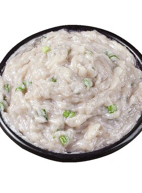 手打鲅鱼馅新鲜饺子馅胶东海鲜水饺馅鲅鱼馅鱼丸鱼滑馅马鲛鱼肉馅