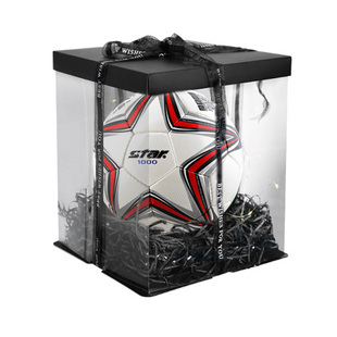 抖音ins足球篮球排球包装盒生日纪念日女男友情人节透明灯光礼盒