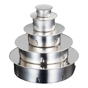 不锈钢堵头PVC50下水管道堵塞头封口盖110管密封盖装饰盖75孔堵帽