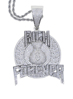 Mr.Bling满钻RTK同款圆盘吊坠