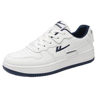 回力男鞋板鞋2026春季新款皮面休闲百搭运动平底情侣小白鞋子男士