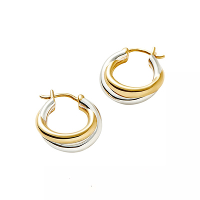 Missoma复古纯银镀金男女耳环