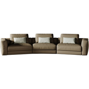 VATAR梵达异形组合全真皮沙发意式极简风客厅小户型现代轻奢沙发