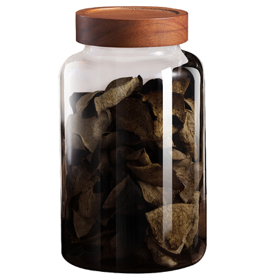 陈皮储存罐专用高硼硅玻璃密封食品级大号玻璃瓶茶叶罐储存储藏罐