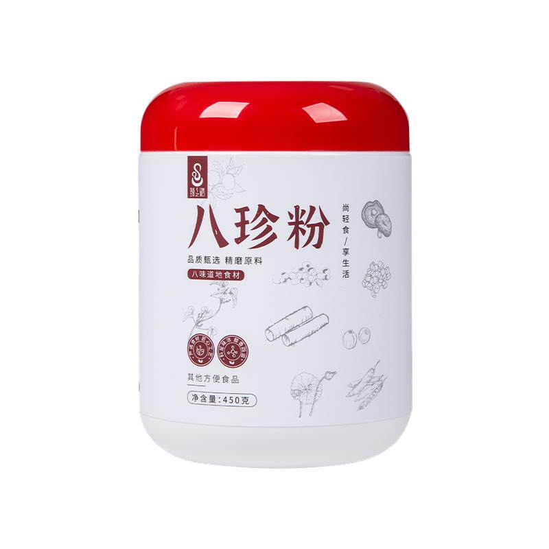 古方八珍粉罐装温县山药薏仁茯苓祛湿山药粉营养脾胃正品山药代餐
