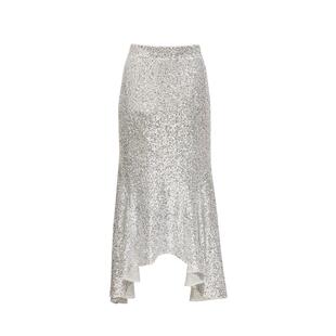 tq区绫致VeroModa半身裙女秋冬鱼尾裙内衬亮片中腰约会神器