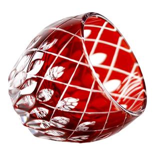 金致日式冷茶碗江户切子手工人工雕刻玻璃杯日式韩式清酒杯一口闷