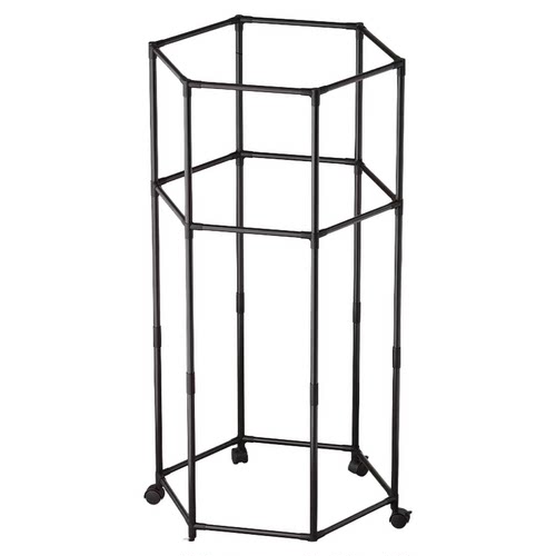 晾衣架落地圆形旋转衣架六边形阳台卧室挂衣架出租房可移动晒衣架