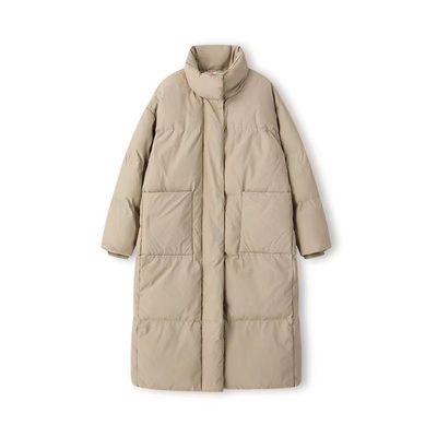羽绒服女中长款2025新款冬季韩版高级感新国标90白鸭绒加厚外套