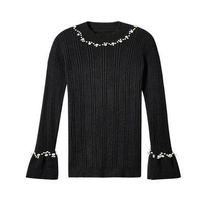 女童毛衣一体绒针织打底衫