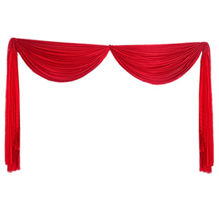 结婚大门装饰大红花球农村院子走廊过道窗户纱幔乔迁新居绸缎红布