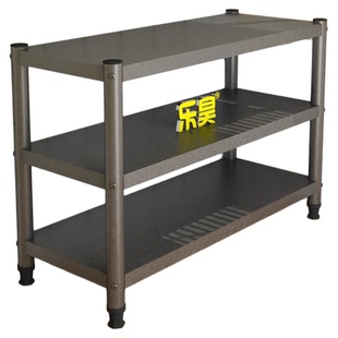 乐昊厨房置物架多功能家用落地多层收纳架微波炉橱柜碗架储物货架