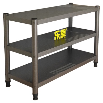 乐昊碳钢置物架落地多层