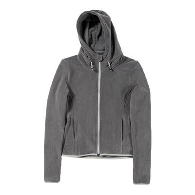 高密度奥粒绒卫衣骑行连帽外套女