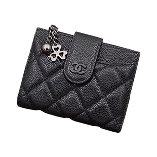 鱼子酱钱包女款新款真皮高级卡包钱夹皮夹子银包一体小巧小香风