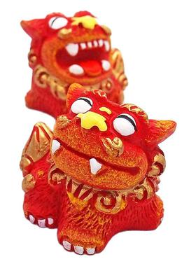 狮三百 喜上眉梢国潮原创设计文创狮子摆件招财开运创意礼品