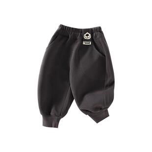 贝肽斯男童裤子秋冬童装宝宝卫裤儿童运动裤婴儿小童装束脚裤S