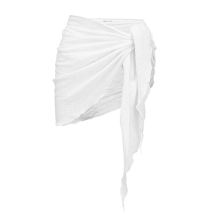 Yukari swim沙滩防晒裹裙女比基尼泳衣防走光纯棉薄纱沙滩裙