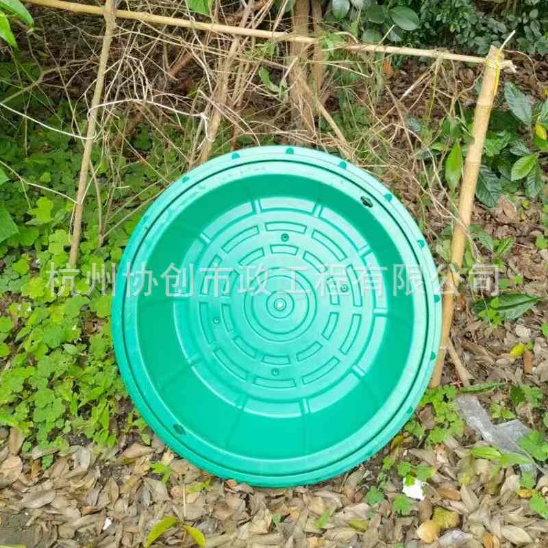 复合树脂草盆井下沉式塑料植草井盖井盖草坪绿色SMC圆形绿化带PE