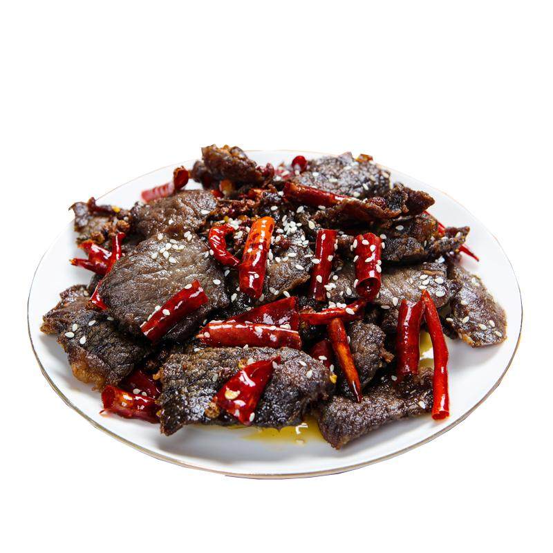 精品金标云南特产清真寻甸小土黄牛干巴风干牛肉寻珍1000g