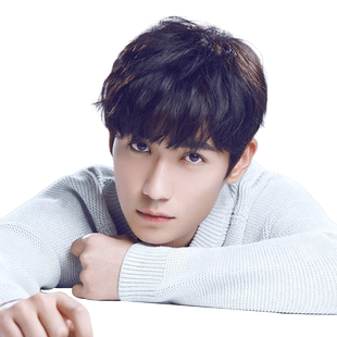 假发男短发帅气纹理烫发假发套男生网红自然全真人发丝男士全头套