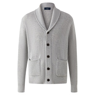 【山羊绒】SCOFIELD男装25年秋季新款百搭青果领潮流简约开衫外套