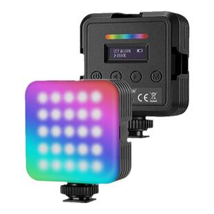 NEEWER纽尔RGB口袋灯全彩布光磁吸补光灯直播vlog拍照神器LED灯内置锂电池带柔光罩便携迷你补光灯APP控光